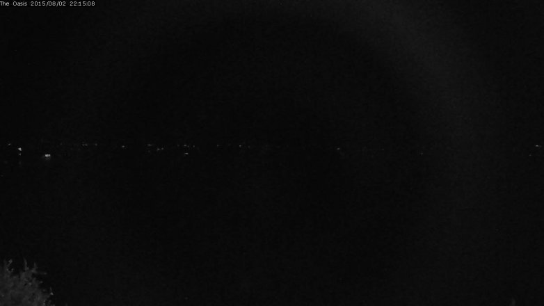 Lake Travis webcam, August 2, 2015 9:20 PM CT