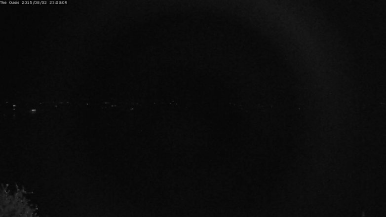 Lake Travis webcam, August 2, 2015 10:10 PM CT