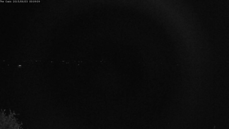 Lake Travis webcam, August 2, 2015 11:15 PM CT