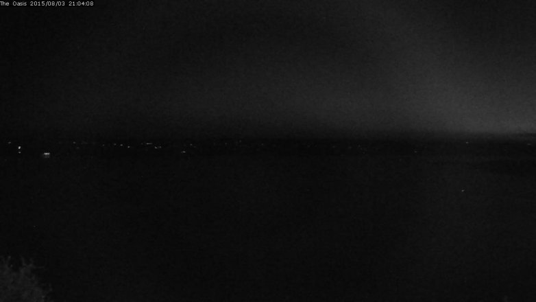 Lake Travis webcam, August 3, 2015 8:10 PM CT