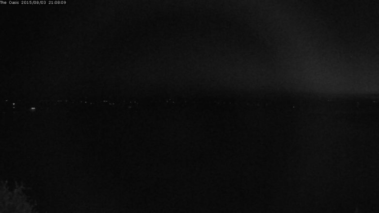 Lake Travis webcam, August 3, 2015 8:15 PM CT
