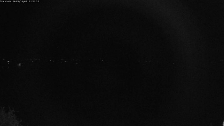 Lake Travis webcam, August 3, 2015 10:00 PM CT