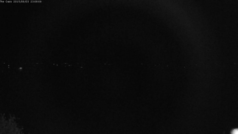 Lake Travis webcam, August 3, 2015 10:15 PM CT