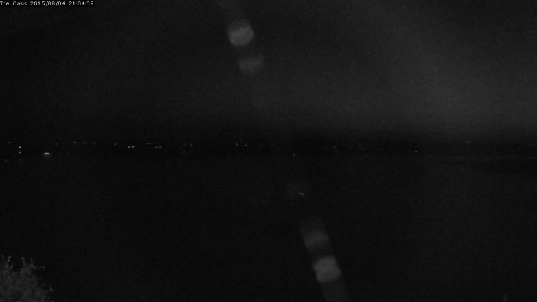 Lake Travis webcam, August 4, 2015 8:10 PM CT