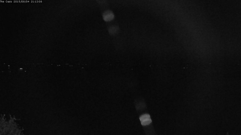 Lake Travis webcam, August 4, 2015 8:20 PM CT