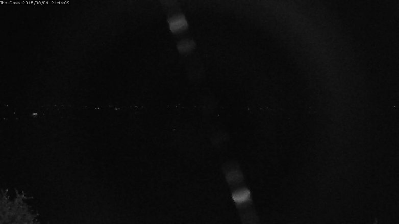 Lake Travis webcam, August 4, 2015 8:50 PM CT
