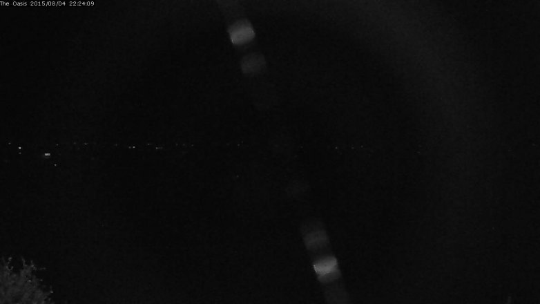 Lake Travis webcam, August 4, 2015 9:30 PM CT
