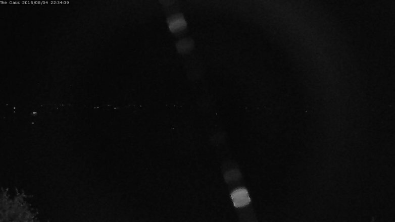 Lake Travis webcam, August 4, 2015 9:40 PM CT