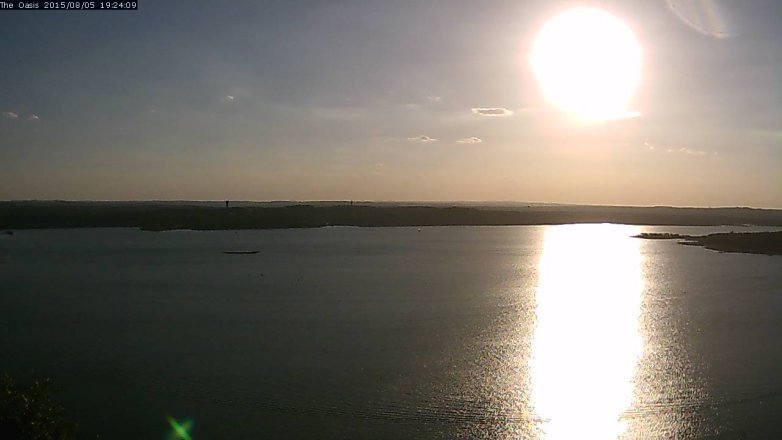 Lake Travis webcam, August 5, 2015 6:30 PM CT