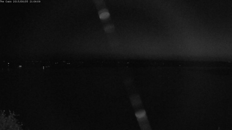 Lake Travis webcam, August 5, 2015 8:15 PM CT