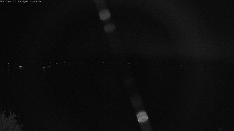 Lake Travis webcam, August 5, 2015 8:20 PM CT