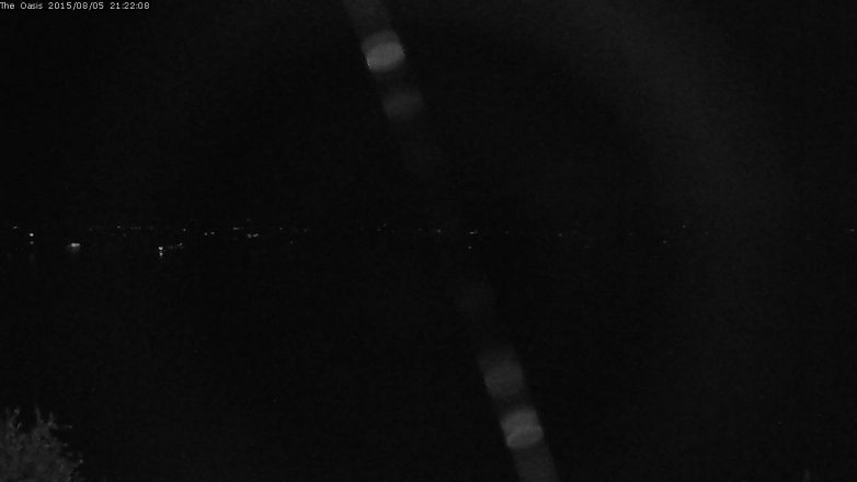Lake Travis webcam, August 5, 2015 8:30 PM CT