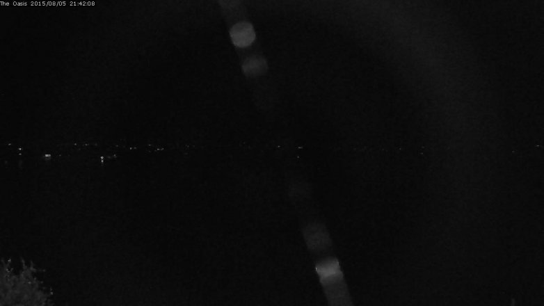 Lake Travis webcam, August 5, 2015 8:50 PM CT