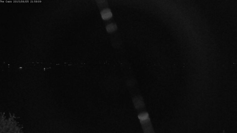 Lake Travis webcam, August 5, 2015 9:05 PM CT