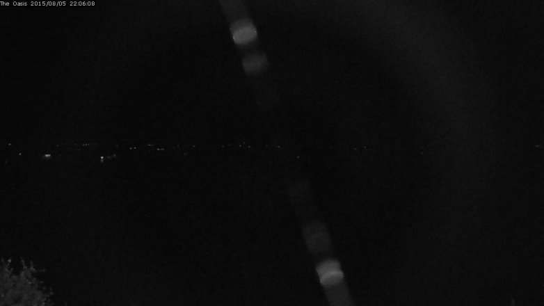 Lake Travis webcam, August 5, 2015 9:15 PM CT