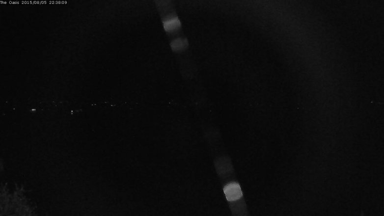 Lake Travis webcam, August 5, 2015 9:45 PM CT