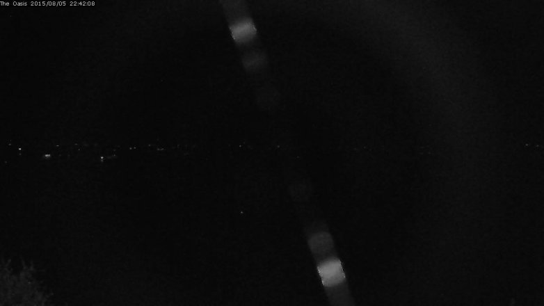 Lake Travis webcam, August 5, 2015 9:50 PM CT