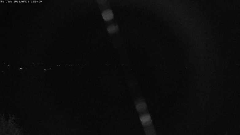 Lake Travis webcam, August 5, 2015 10:00 PM CT