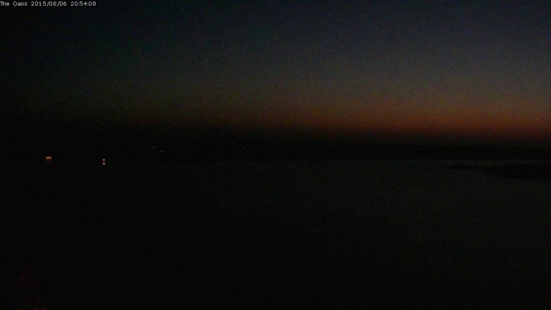 Lake Travis webcam, August 6, 2015 8:00 PM CT