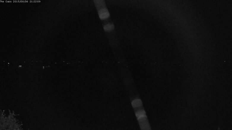 Lake Travis webcam, August 6, 2015 8:30 PM CT