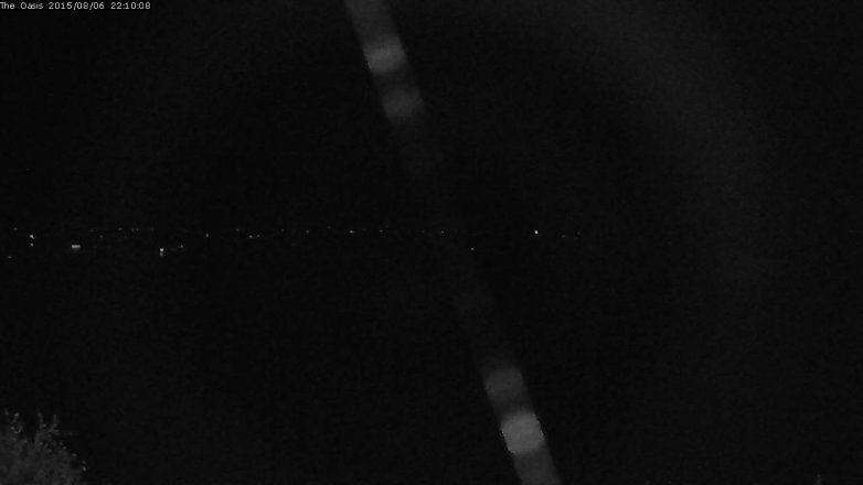 Lake Travis webcam, August 6, 2015 9:15 PM CT