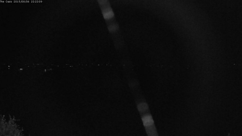 Lake Travis webcam, August 6, 2015 9:30 PM CT