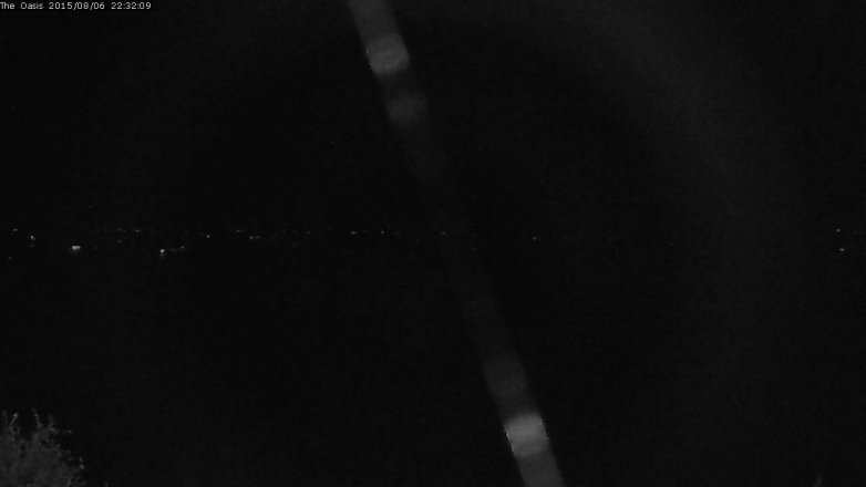 Lake Travis webcam, August 6, 2015 9:40 PM CT