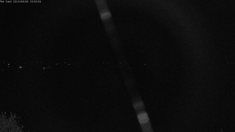 Lake Travis webcam, August 6, 2015 10:00 PM CT