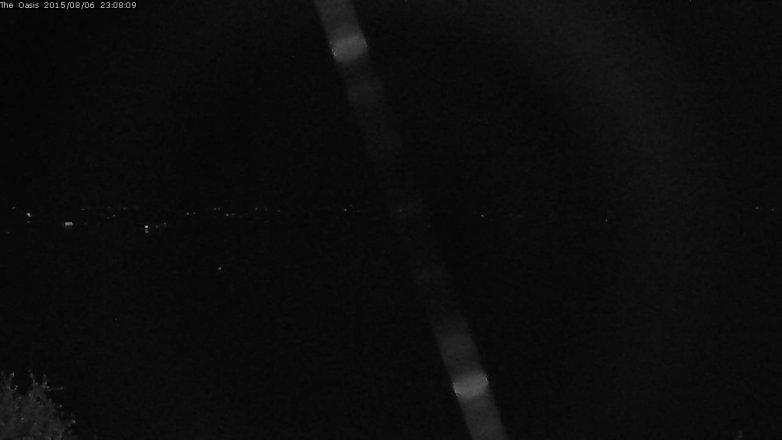 Lake Travis webcam, August 6, 2015 10:15 PM CT