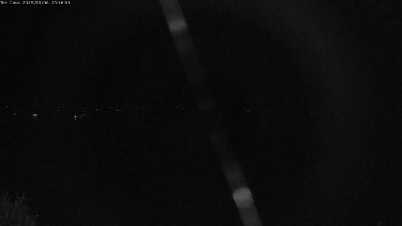 Lake Travis webcam, August 6, 2015 10:20 PM CT