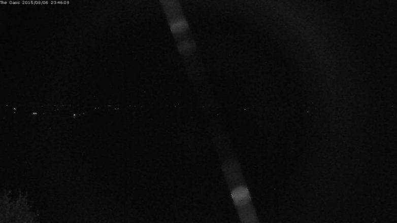 Lake Travis webcam, August 6, 2015 10:50 PM CT
