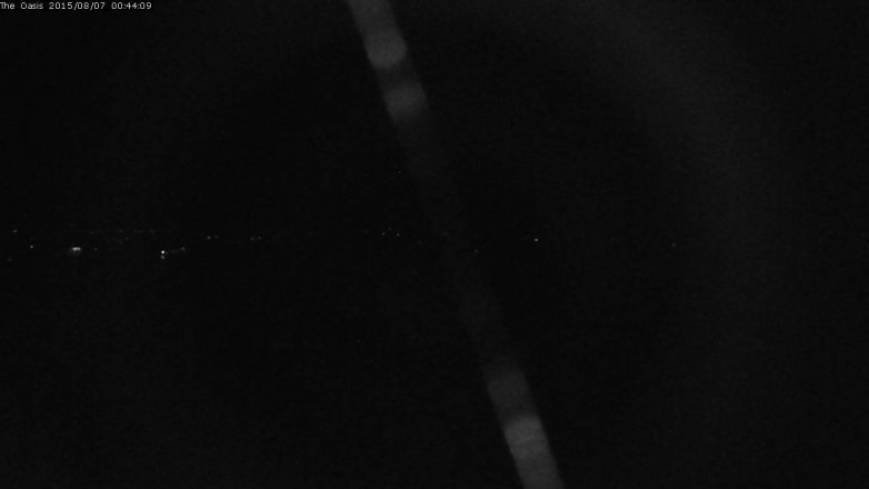 Lake Travis webcam, August 6, 2015 11:50 PM CT