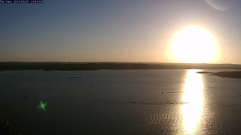 Lake Travis webcam, August 7, 2015 7:00 PM CT