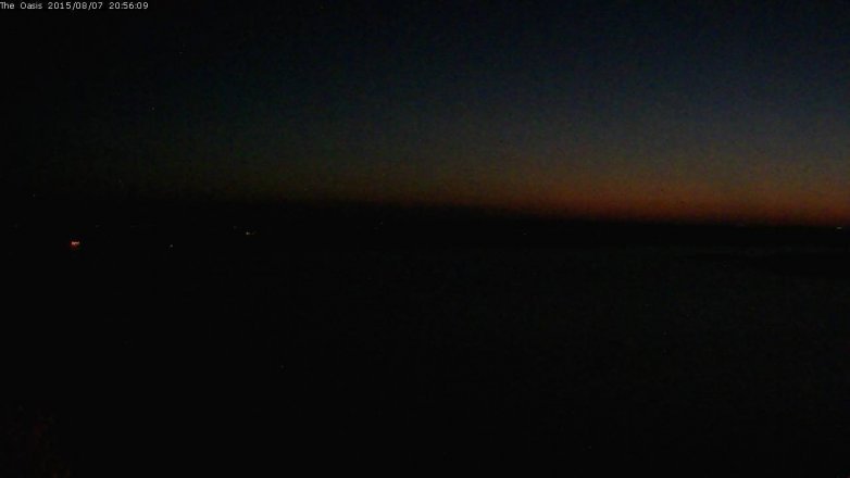 Lake Travis webcam, August 7, 2015 8:00 PM CT