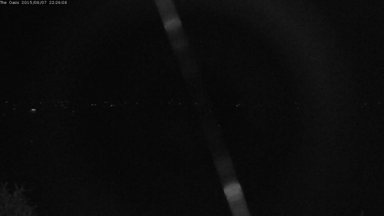 Lake Travis webcam, August 7, 2015 9:30 PM CT
