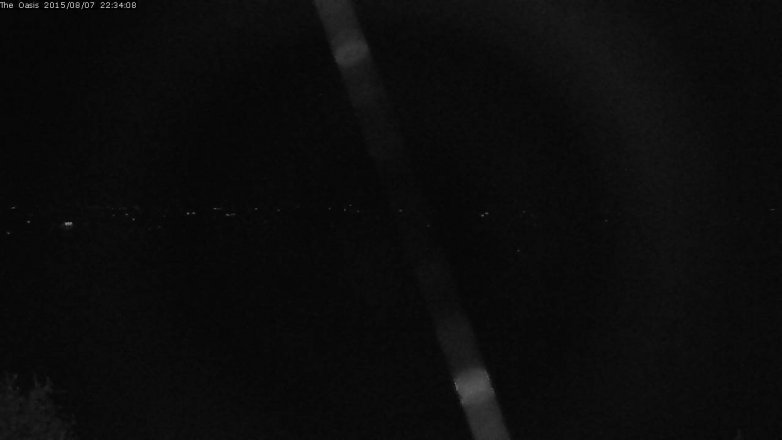 Lake Travis webcam, August 7, 2015 9:40 PM CT