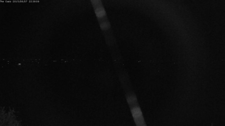 Lake Travis webcam, August 7, 2015 9:45 PM CT