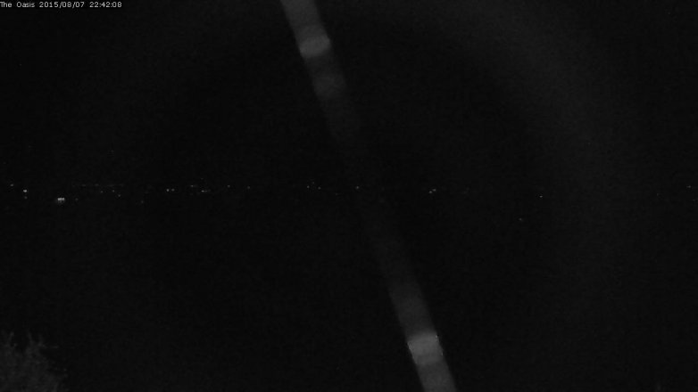 Lake Travis webcam, August 7, 2015 9:50 PM CT