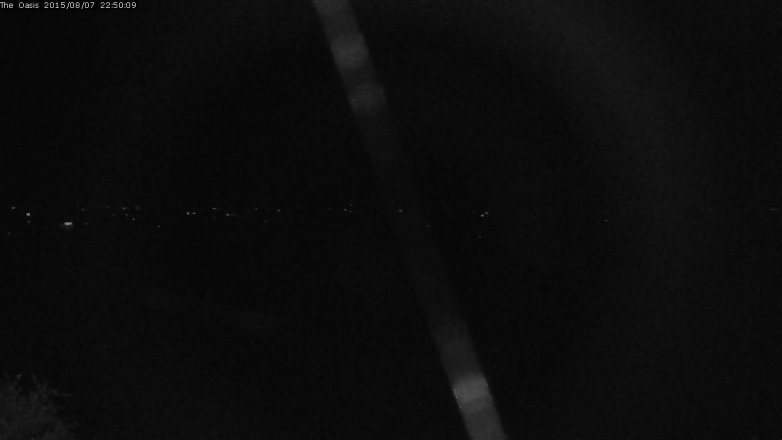 Lake Travis webcam, August 7, 2015 9:55 PM CT