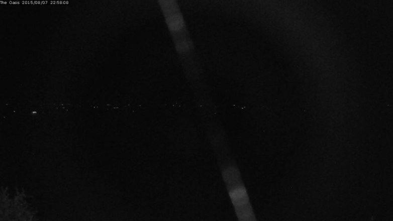 Lake Travis webcam, August 7, 2015 10:05 PM CT