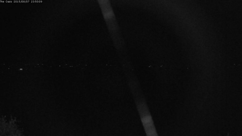 Lake Travis webcam, August 7, 2015 10:55 PM CT