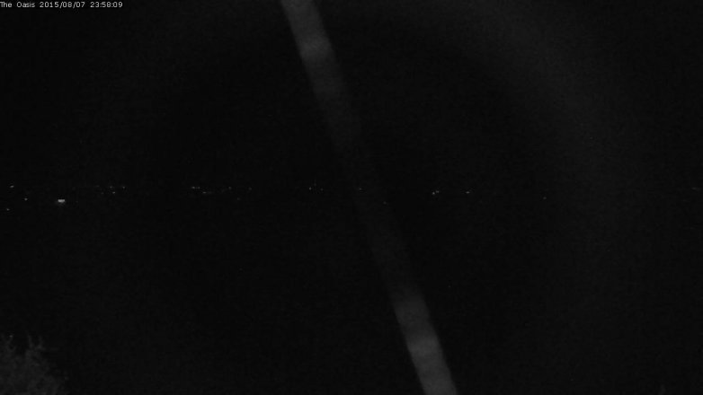 Lake Travis webcam, August 7, 2015 11:05 PM CT