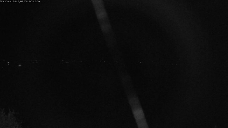 Lake Travis webcam, August 7, 2015 11:15 PM CT