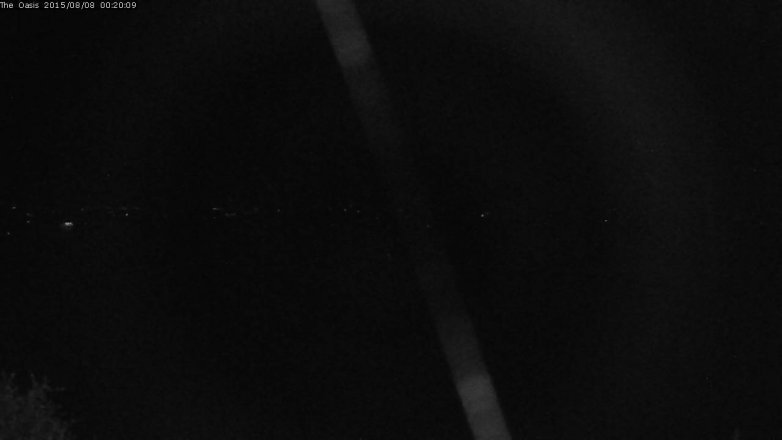 Lake Travis webcam, August 7, 2015 11:25 PM CT
