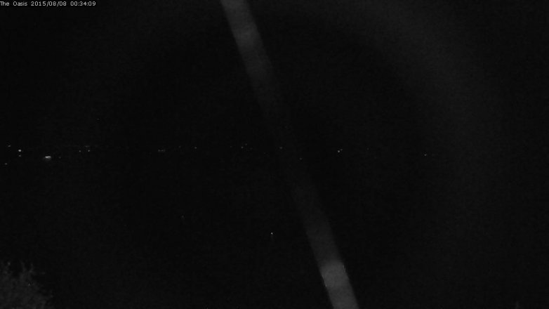 Lake Travis webcam, August 7, 2015 11:40 PM CT