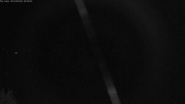 Lake Travis webcam, August 7, 2015 11:45 PM CT