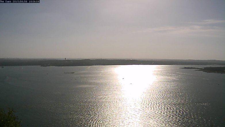 Lake Travis webcam, August 8, 2015 5:15 PM CT