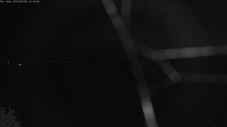 Lake Travis webcam, August 8, 2015 8:15 PM CT
