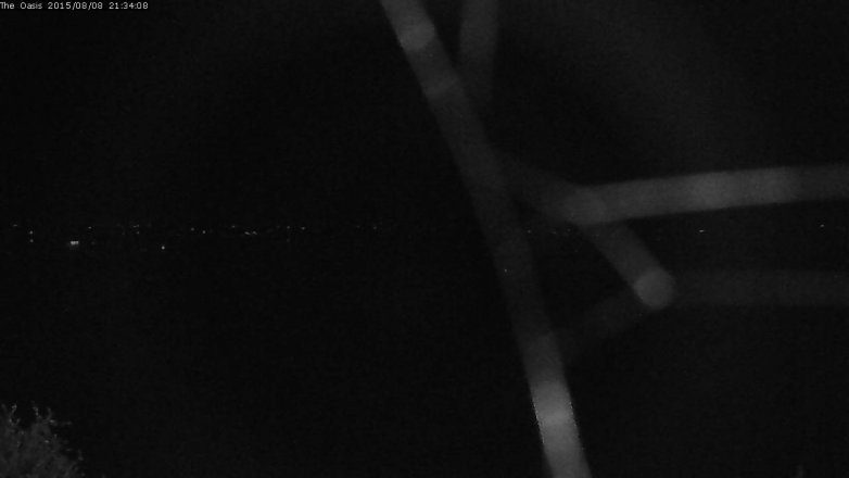 Lake Travis webcam, August 8, 2015 8:40 PM CT