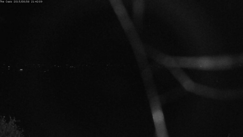 Lake Travis webcam, August 8, 2015 8:50 PM CT